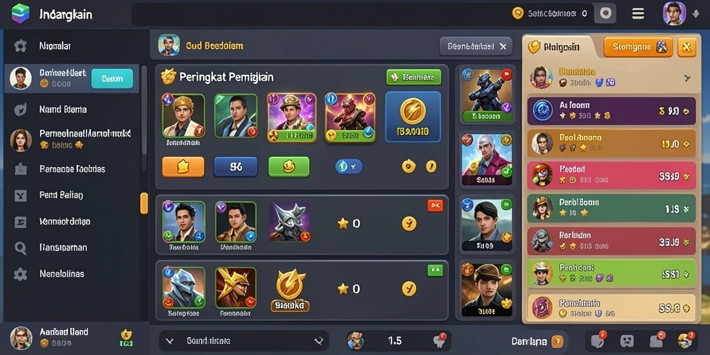 Tampilan antarmuka yang menarik dan modern.