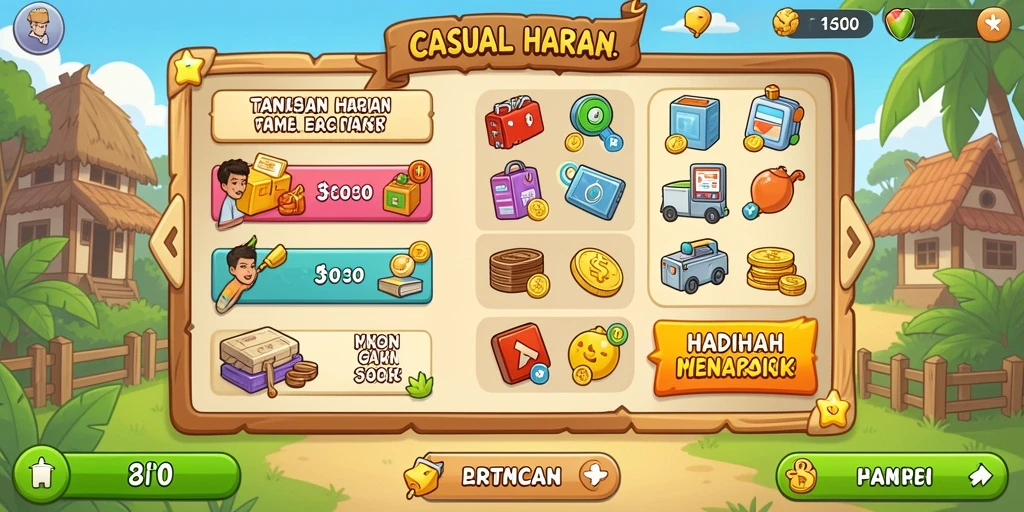 Tampilan antarmuka yang user-friendly.