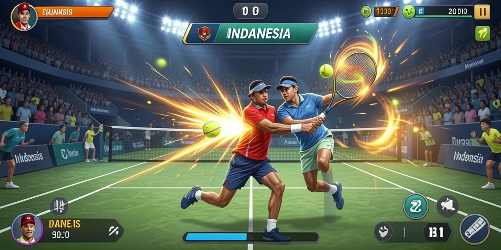 Tampilan antarmuka aplikasi yang menarik dan informatif.