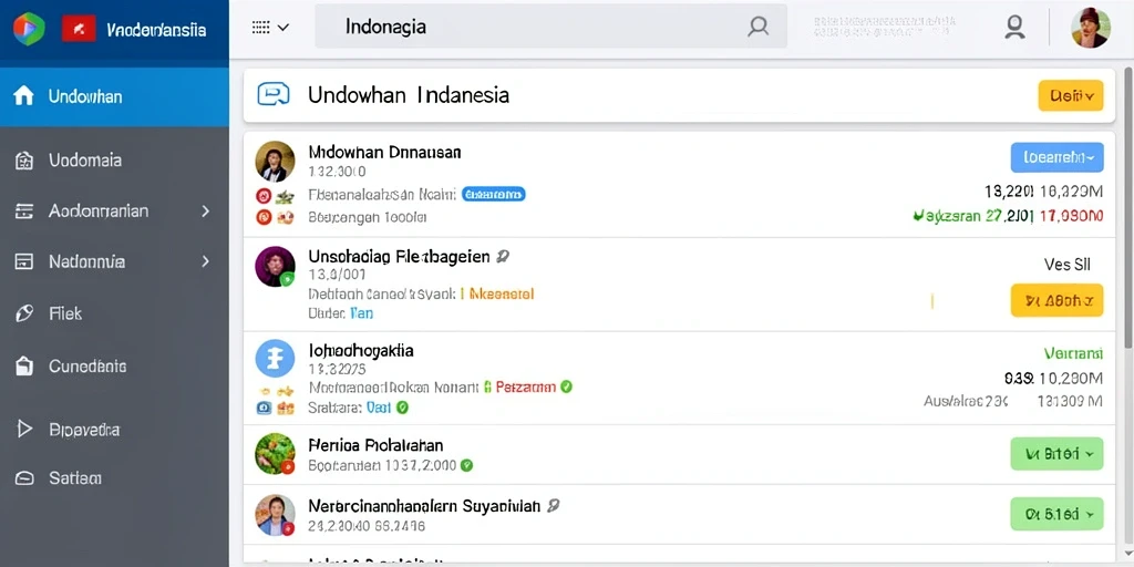Tampilan antarmuka yang modern dan menarik.