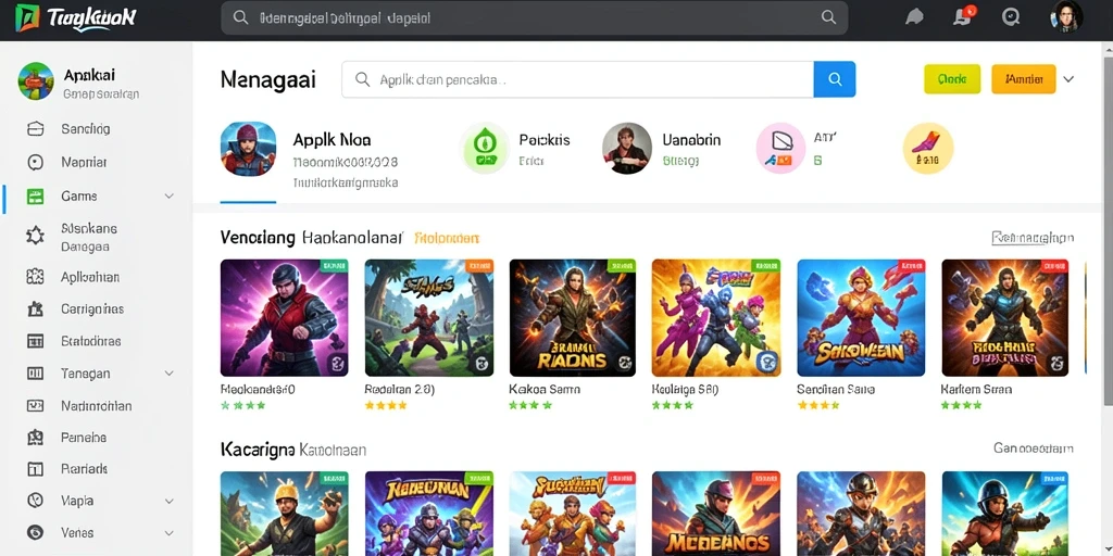 Tampilan antarmuka yang menarik dan mudah dinavigasi.
