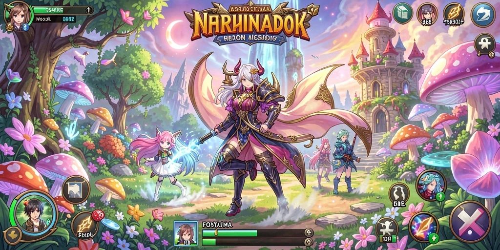 Tampilan permainan slot yang menarik dan berwarna-warni.