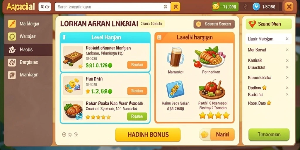 Antarmuka pengguna yang menarik dan mudah digunakan.